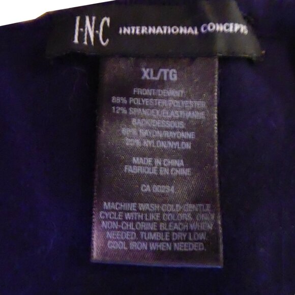 Suede Vest with Fringe by INC Size XL - Picture 4 of 4